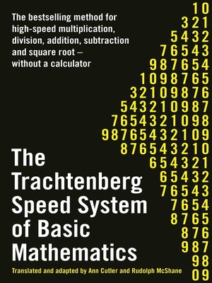 cover image of The Trachtenberg Speed System of Basic Mathematics